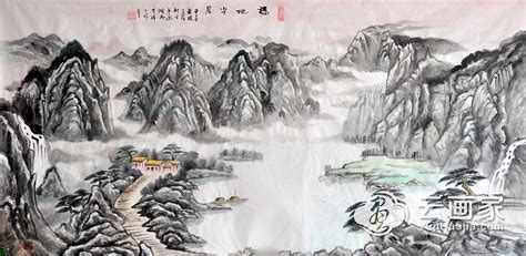 十大客厅风水画_十大客厅风水山水画,第25张