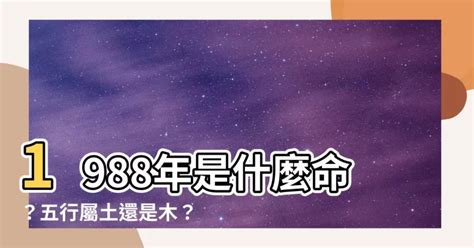 1988年五行屬什麼_1988年五行屬什麼木還是屬土_風水入門_科網