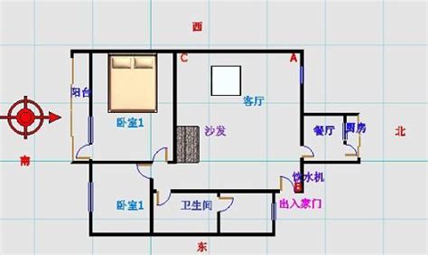 入户门与财位示意图_客厅财位最简单的找法,第3张