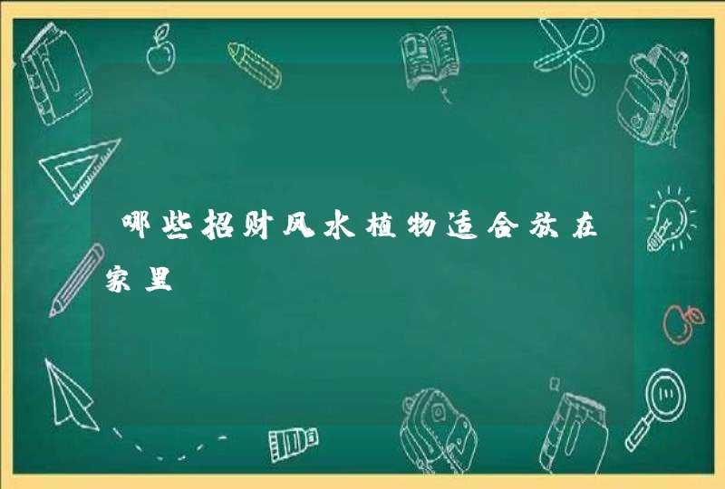 哪些招财风水植物适合放在家里,第1张