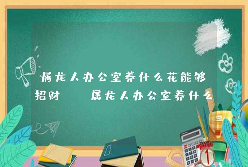 属龙人办公室养什么花能够招财？_属龙人办公室养什么花,第1张