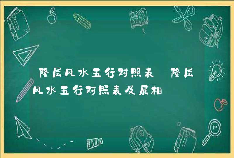 楼层风水五行对照表_楼层风水五行对照表及属相,第1张