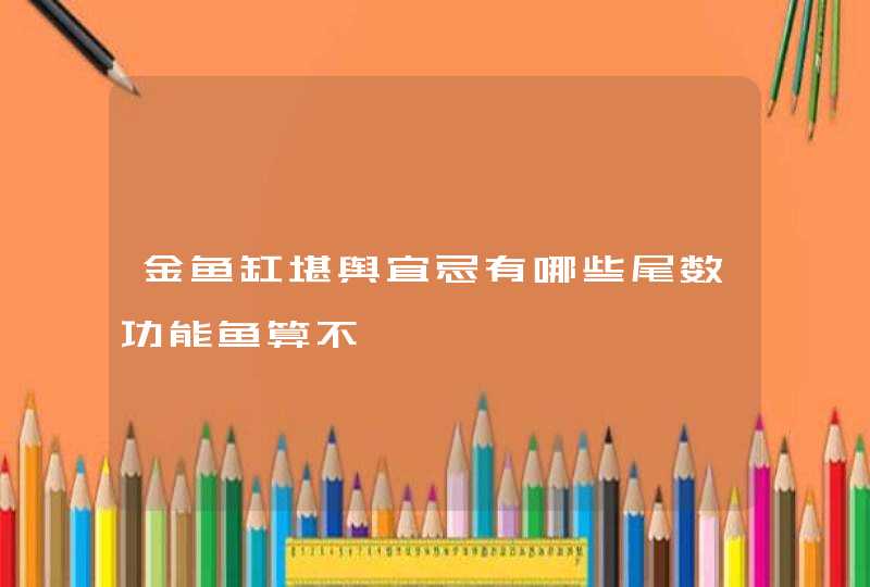 金鱼缸堪舆宜忌有哪些尾数功能鱼算不,第1张