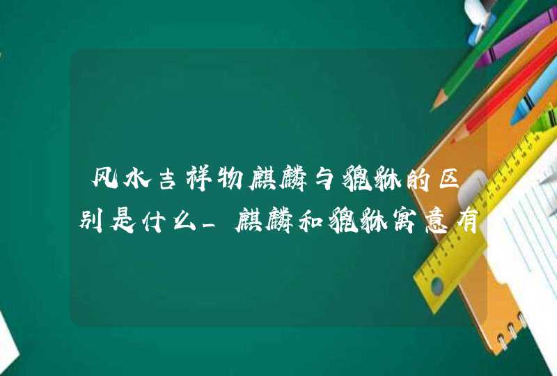 风水吉祥物麒麟与貔貅的区别是什么_麒麟和貔貅寓意有什么不同,第1张